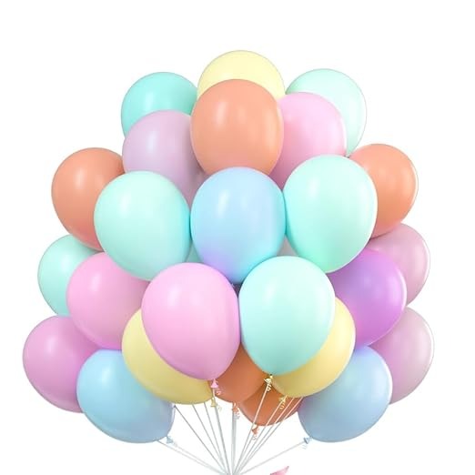 2nd Birthday Decorations for Boys, Girls, Kids Party- Multicolor Second Birthday Theme Decorations for Girls, Boys - Multicolor Balloons Party Supplies for 2nd Birthday ( Design 4)