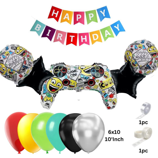 Video Game Theme Birthday Decorations for Boys - Gaming Birthday Decorations, Remote Control Birthday Decorations, Game Theme Party Supplies for Birthday