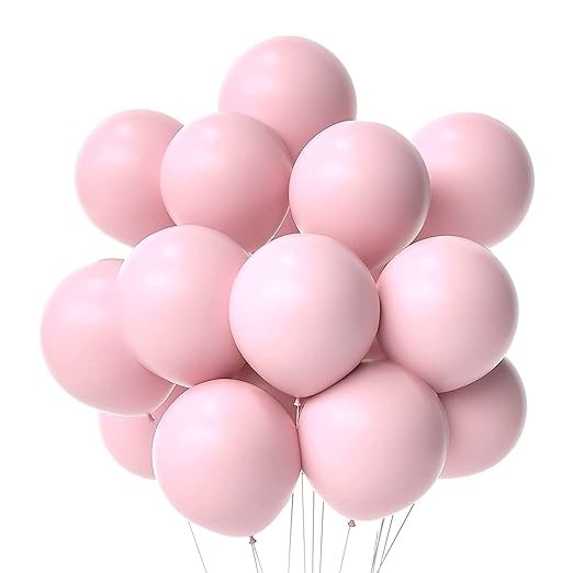 100Pc Pink Pastel Balloons For Birthday Decoration Party/Birthday/Party Decoration/Kids Birthday decor