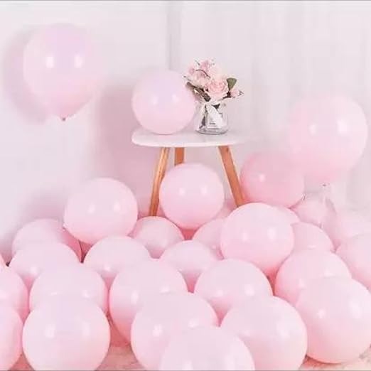 51pc Pastel Pink & Gold Birthday Decoration Kit for Girls / Boys / Adult / 1st Birthday - 50pc Multicolor Balloons, 1 Banner ( 51pc Golden & Pink Theme Birthday Decoration)