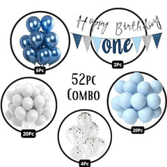 First Birthday Theme Decoration for Boys, 1st Birthday Decorations for Boys , 1st Birthday Supplies for Birthday