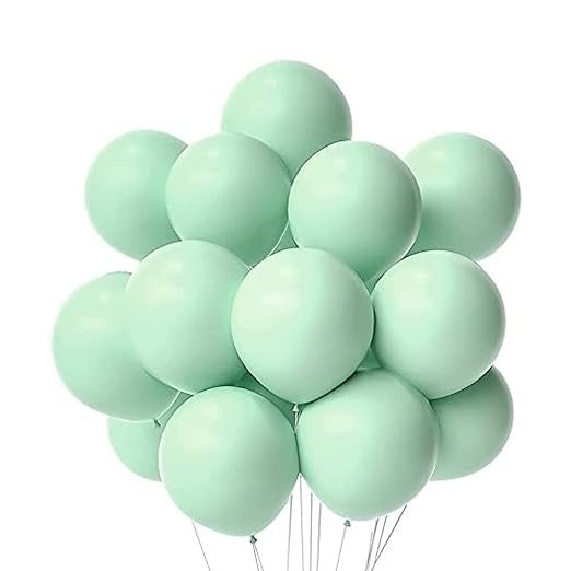 100Pc Pastel Green/Mint Balloons For Birthday Decoration Party/Birthday/Party Decoration/Kids Birthday decor