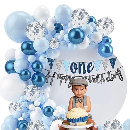 First Birthday Theme Decoration for Boys, 1st Birthday Decorations for Boys , 1st Birthday Supplies for Birthday