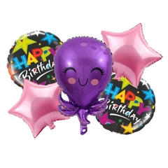 Mermaid Theme Birthday Decorations for Girls, Kids Party - Under the Sea Theme Birthday Decorations (Octopus Birthday Decoration)