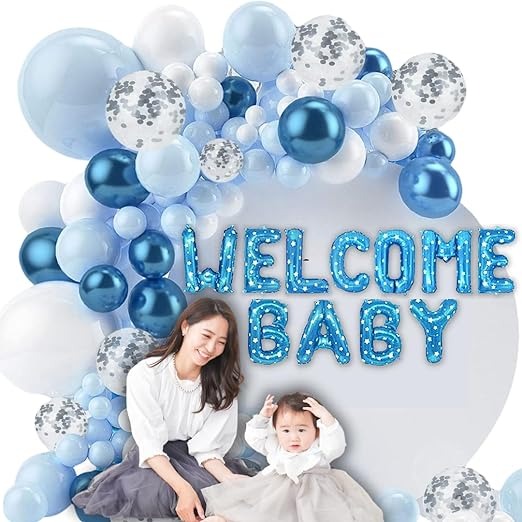 New Born Baby Welcome Decorations - Welcome Home Baby Decorations, Newborn Homecoming Welcome Decorations Kit