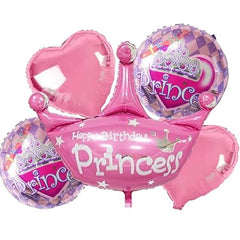 Princess Theme Birthday Decorations for Girls, Kids Party - Princess Birthday Decoration, Pink Theme Birthday Decorations - Princess Party Supplies for Birthday Decoration