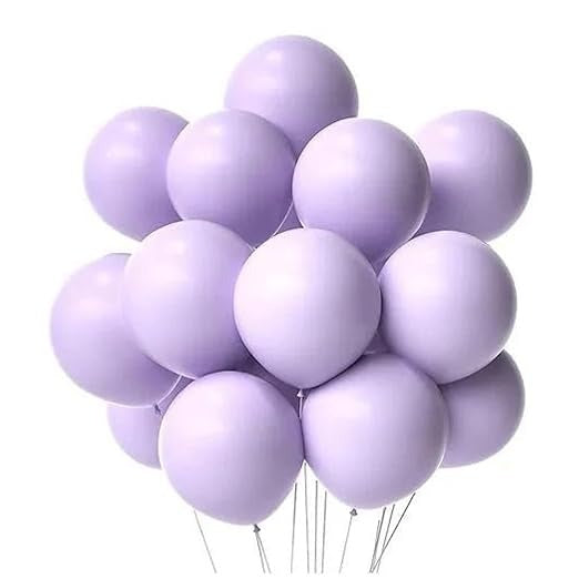 100Pc Pastel Purple Balloons For Birthday Decoration Party/Birthday/Party Decoration/Kids Birthday decoration