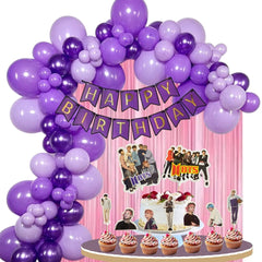 BTS Theme Birthday Decorations for Girls, Boys, Kids Party, Adults - BTS Birthday Decorations for Boys, Girls - BTS Party Supplies for Birthday Decorations