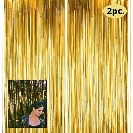 Silver, Golden & Black Theme Birthday Decoration for Boys, Girls, Adults - Gold, Sillver & Black Birthday Decorations, Golden Birthday Decorations