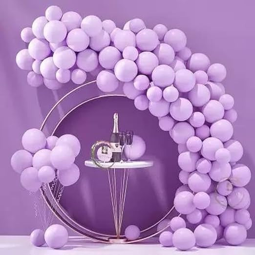 Pastel Purple Balloon Pack of 50 for Birthday / Anniversary / Wedding (Mauve/ Purple Pastel Balloon)