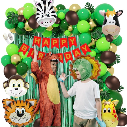 Jungle Theme Birthday Decorations for Boys, Girls, Kids Party- Animal Theme Birthday Decorations, Jungle Birthday Decorations