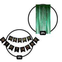 Jungle Theme 6th Birthday Decoration Jungle Theme Birthday Party Decorations, Jungle Theme Decoration - 63 Pieces(multi)No.6 Foil Balloon (6th Birthday)