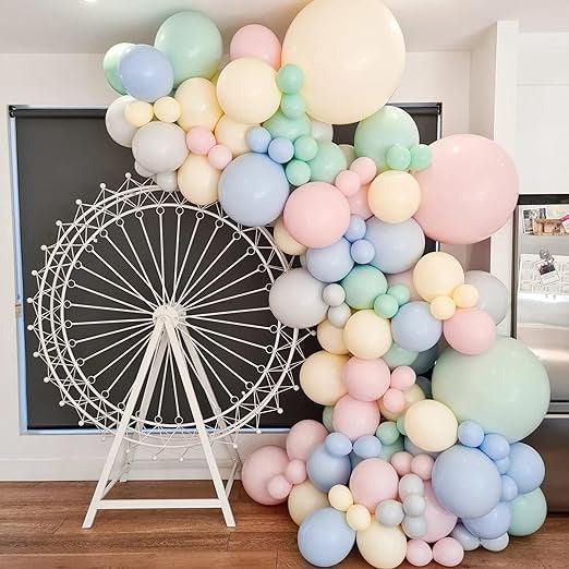 100Pc Multicolour Pastel Balloons For Birthday Decoration Party/Birthday/Party Decoration/Kids Birthday decor